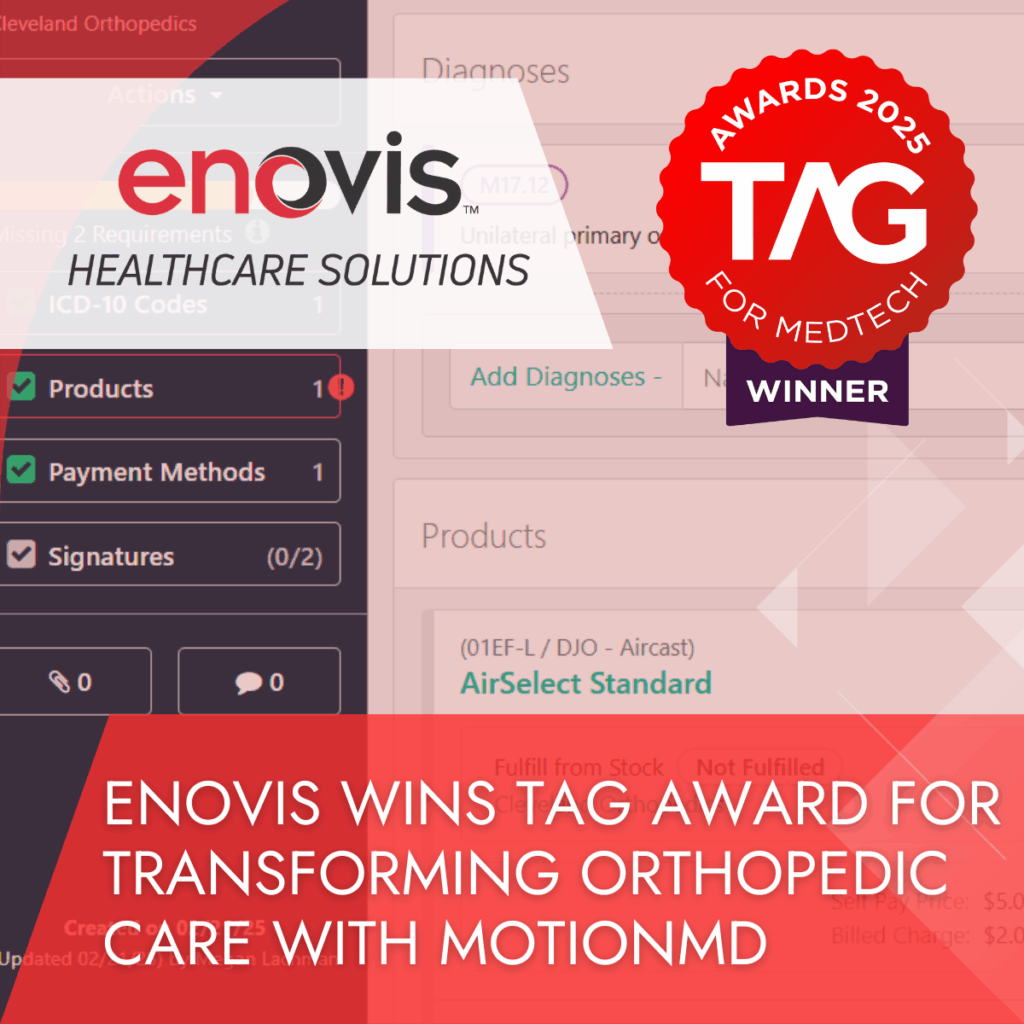 Enovis Wins TAG Award for Transforming Orthopedic Care with MotionMD