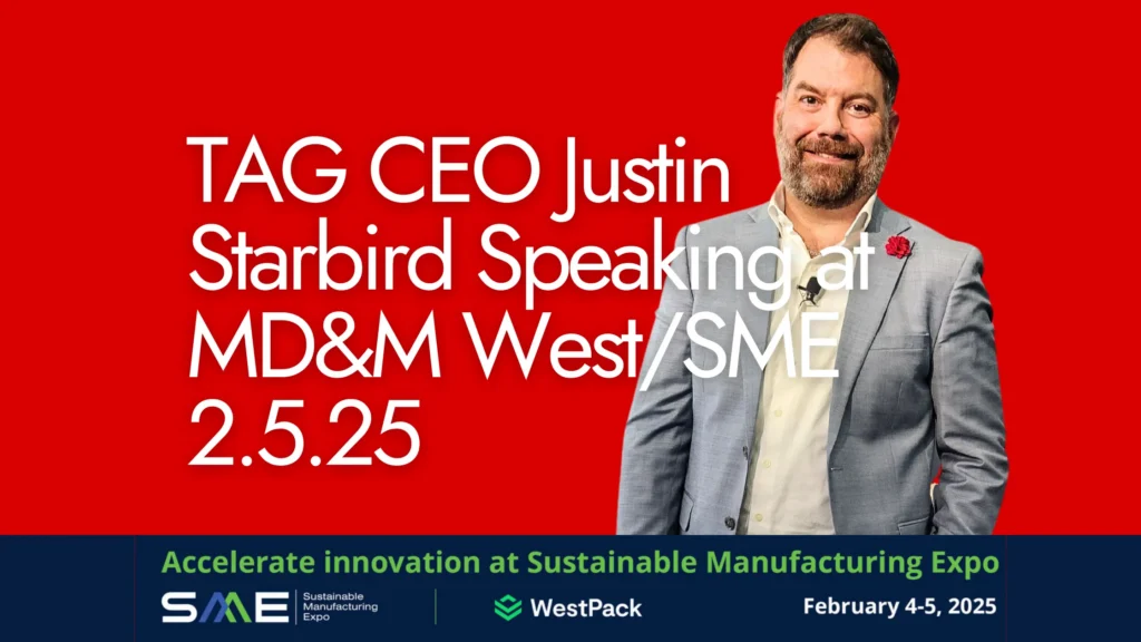 TAG CEO justin starbird speaking