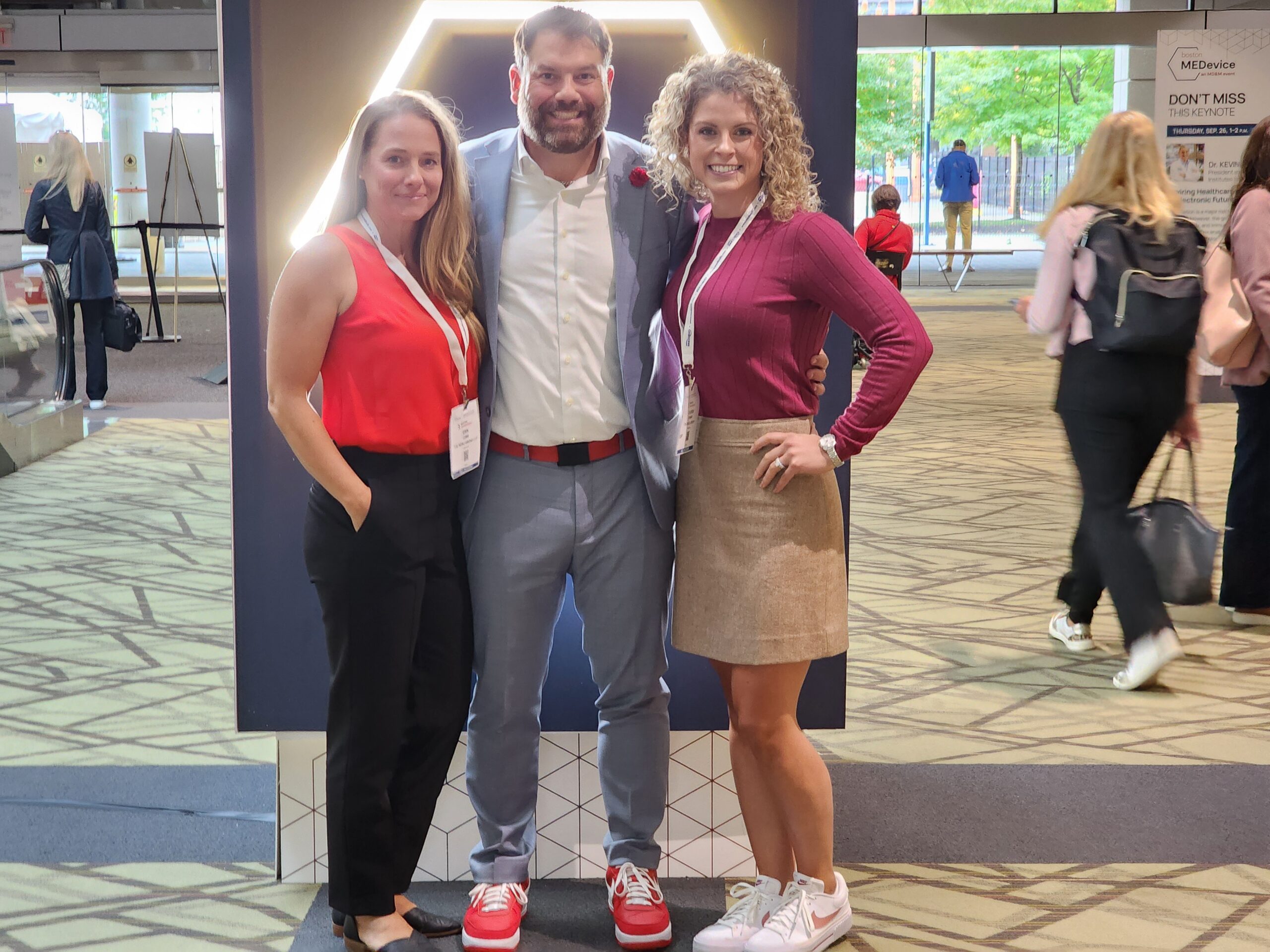 Group of business professionals posing
