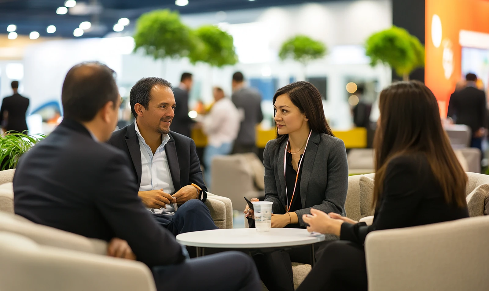 A group of people discussing Before the Event Begins