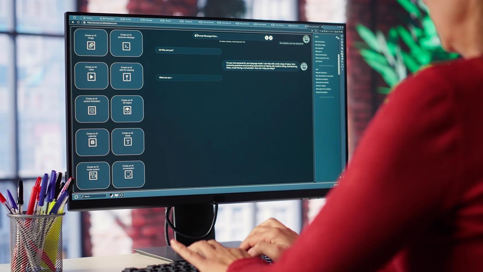 A team member working on the Technical Integrations