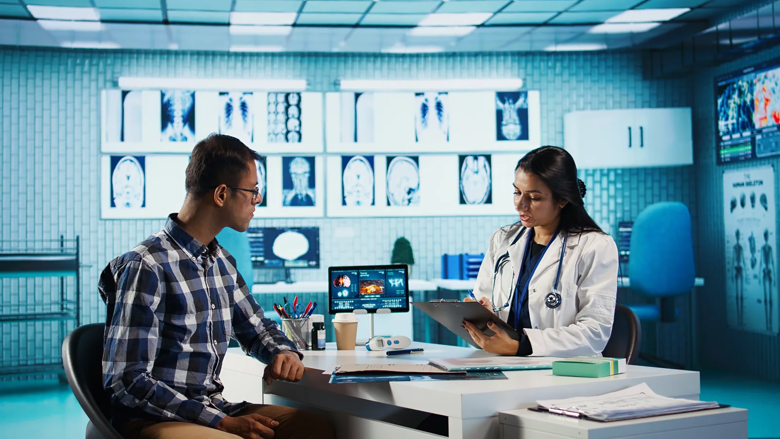 Doctor Consulting the patient