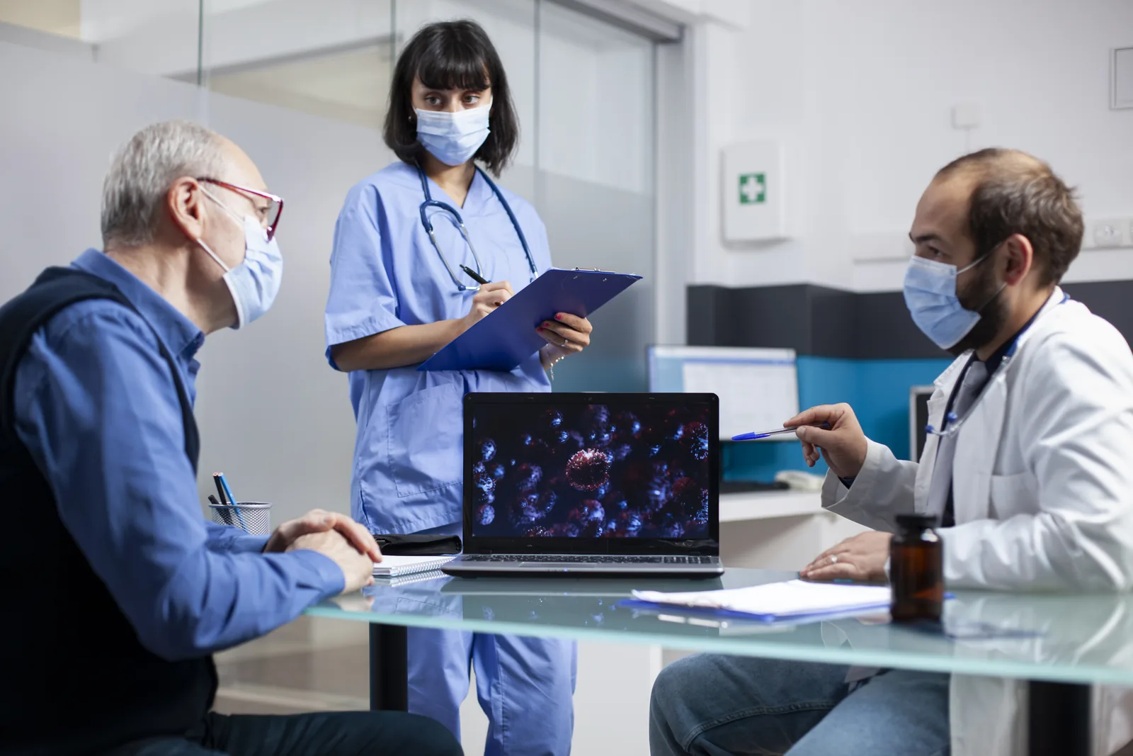The medical Team discussion