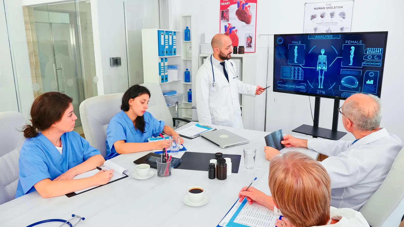 Medical Team presenting a seminar